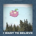 thumbnail image 3 of Invader ZIM - GIR Sitting on Flying Pig - I Want to Believe - Toddler And Youth Girls Fleece Dress, 3 of 5