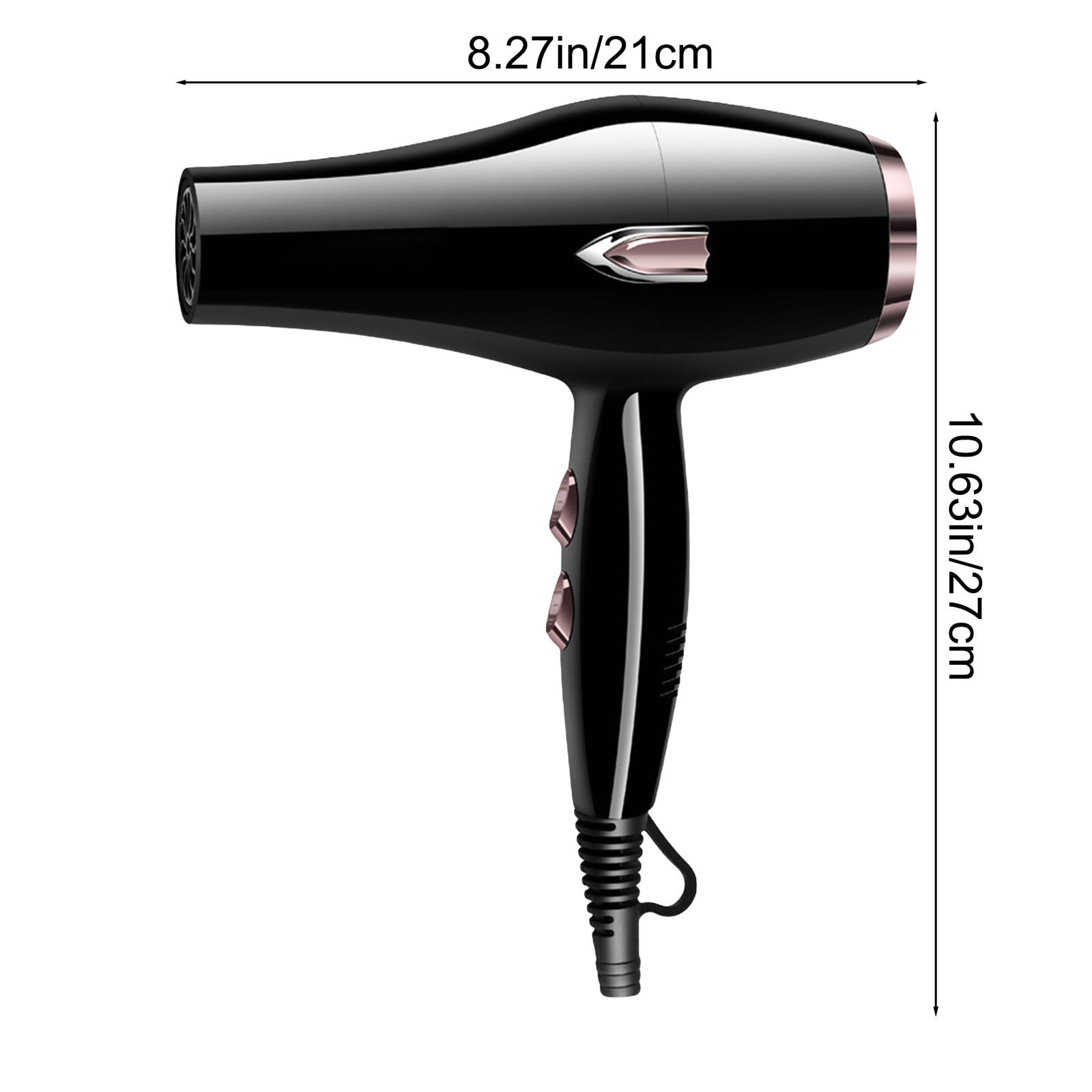 Household High Power Hair Dryer, Blue Light Salon Hair Dryer with Hot and Cold Settings, Compact, Portable and Fast Drying for Smooth Hair Styling