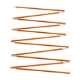 thumbnail image 1 of 2 Pcs Tiges de Support pour Tente Extérieure, Barre de Mât de Support de Construction de Tente en Alliage d'Aluminium Durable pour Randonnée Camping Or, 1 of 8