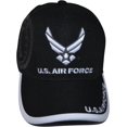 thumbnail image 2 of US Air Force Hat Official Licensed Military Cap, Unisex Embroidered Black Military Baseball Hat, 2 of 8
