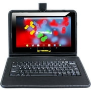 Linsay 10.1" 1280x800 IPS 2GB RAM 32GB Storage Android 10 Tablet with Keyboard Black