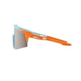 thumbnail image 3 of 100% Speedcraft Sunglasses - Soft Tact Two Tone; HiPER Silver Mirror, 3 of 3