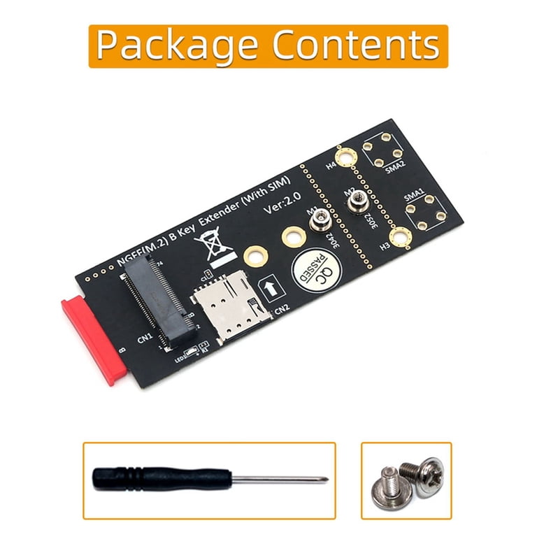 5G Dongle Module Adapter With Heatsink – M.2 Key B For Raspberry Pi, PC, Jetson Nano, Quad Antennas, USB 3.1