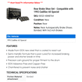 thumbnail image 2 of Rear Brake Shoe Set - Compatible with 1993 Cadillac 60 Special, 2 of 2