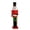 B, variant on Christmas Resin Dog Nutcracker Figurine Toy Soldier with Golden Scepter Red Green Uniform for Mantel Shelf Tabletop Decor