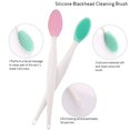 thumbnail image 2 of 3PCS Lip Scrub Brush, Double-Sided Silicone Exfoliating Lip Brush, Exfoliating Brush for Men Women Lip Brush Exfoliating Lip Brush lip lightening for dark lips, Cleanning Blackhead Brush, 2 of 5
