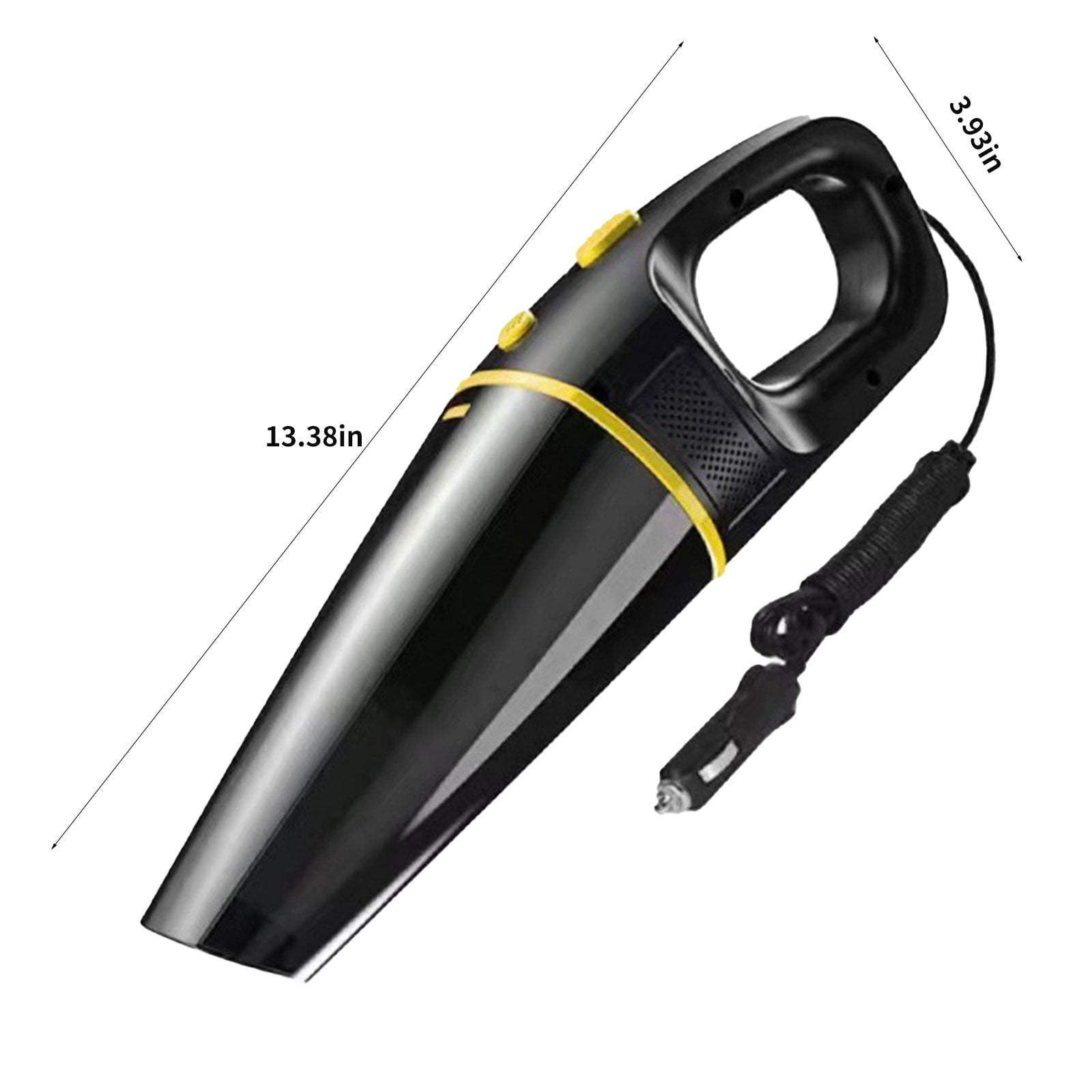 Hesxuno Car Cleaning Kit Interior Detailing Kit Car Vacuum Cleaner - Small High Power Handheld Portable Car Vacuum W/Attachments, Detailing Kit Travel Car Detailing Kit Interior Cleaner