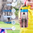thumbnail image 5 of Demon Slayer Nezuko Kids Water Bottle with Silicone Straw And Spill-Proof Lid, Stainless Steel Double-Wall Vacuum Insulated Water Bottles for Boys Girls, 5 of 8