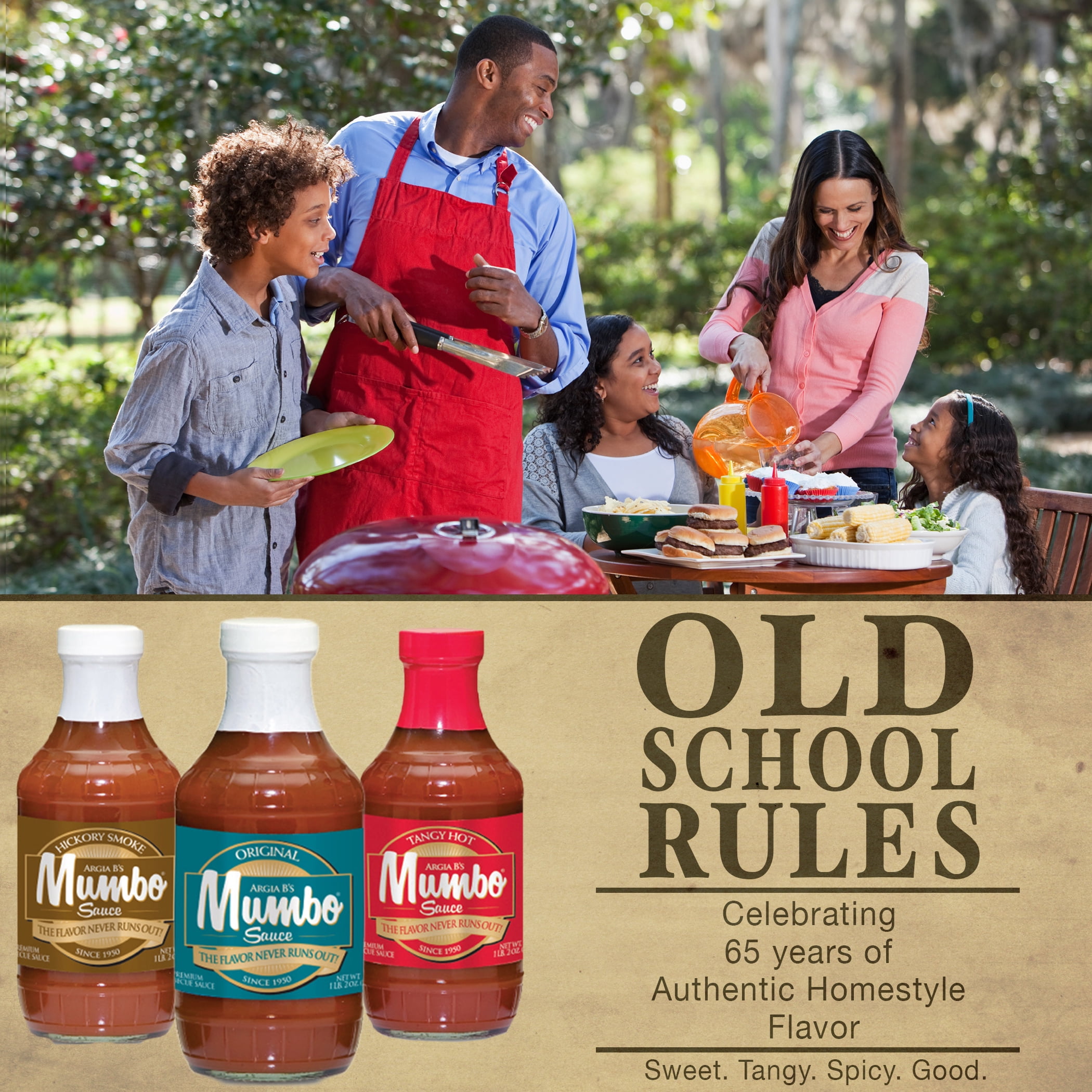 Argia B's Mumbo Sauce, Original Mild BBQ Sauce , 18 Ounce Bottle