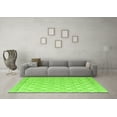 thumbnail image 3 of Ahgly Company Indoor Square Abstract Green Modern Area Rugs, 7' Square, 3 of 4