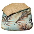 thumbnail image 3 of TiaGOC Tropical Palm Tree Leaf/Leaves Ocean Beach Coastal Bedding Comforter Set Bed in a Bag (King Size), 3 of 4