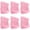 6Pack-Pink, variant on 6 Pack Neck Gaiter Face Mask Sun Protection Cooling Bandana Face Cover Windproof Dustproof Neck Scarf