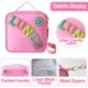 thumbnail image 3 of Bolsa de almuerzo con aislamiento de nailon y correa de hombro ajustable, bolsa de almuerzo preppy, lonchera preppy reutilizable para niñas de la escuela, lonchera para niños, 3 of 5
