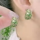 thumbnail image 2 of 925 Plata Creado Pendientes de aro Mujeres Boda Pendientes de fiesta, 2 of 2