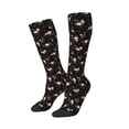 thumbnail image 2 of Haiem Flowers Socks, Funny Novelty Crazy Design Cotton Socks Sports Socks Knee High Socks For Men, Women,1Pairs - Gift For Working Friends, 2 of 9
