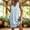 Blue, variant on QUNYINEY A Line Casual Sundresses for Women Beach Mini Sleeveless Polka Dot Tank Dress with Pockets V Neck Loose Fit Vacation Dresses
