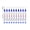 Blue, variant on 10 Pack Long Nib Permanent Carpenter Marker Pens, Quick Dry Waterproof Colorful Hole Markers with 10ml Ink, practical construction marking tool for multi-surface daily marking work