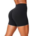 thumbnail image 1 of Pantalones cortos para moteros CRZ YOGA Secretsculpt Butterlift de cintura alta, 1 of 5
