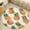 style-3, variant on Lunarable Pineapple Floral Medallion Round Rug - Small Round Area Rug, Soft Non-Slip Machine Washable Bedroom Mat Indoor Accent Entry Carpet for Office Desk Dorm Hallway