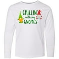thumbnail image 3 of Inktastic Chillin' with My Gnomes Long Sleeve Youth T-Shirt, 3 of 5