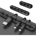 thumbnail image 1 of 3 Pack Cable Clips, Cord Management Organizer, Silicone Adhesive Hooks, Cable Holder for Power Cables and Charging Accessories, Mouse Cable, PC, Office and Home, 1 of 5