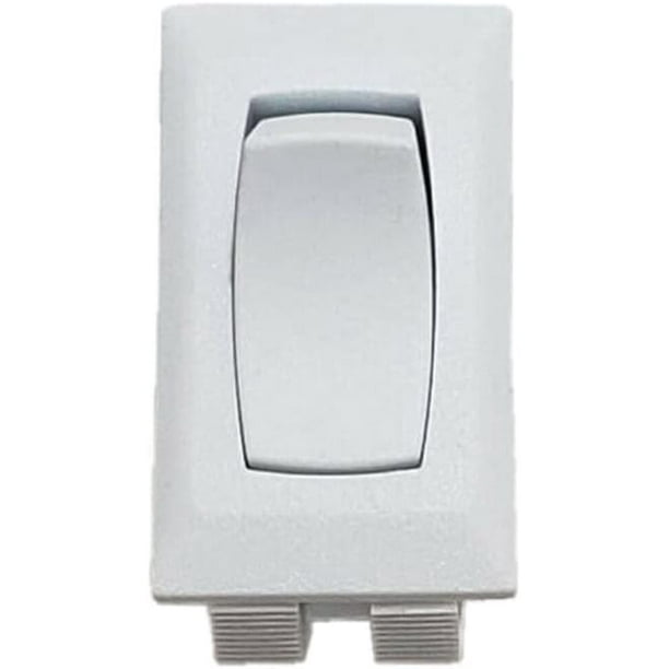 White Switch Single Pole Double Throw RV/Motorhome