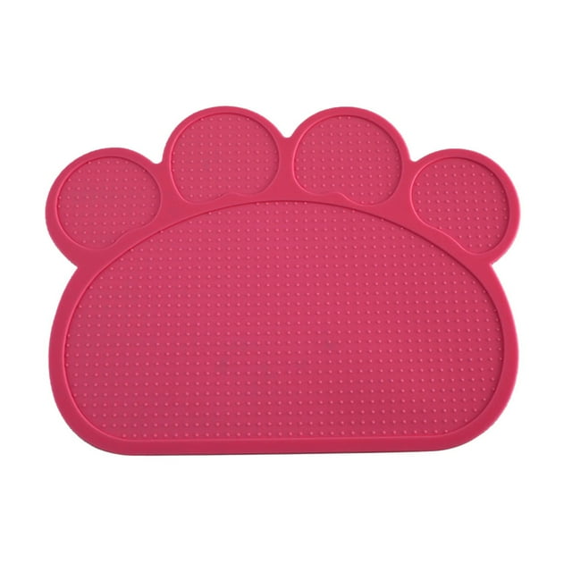 Tapis d'Alimentation pour Animaux en Silicone Antidérapant pour Chien Chat