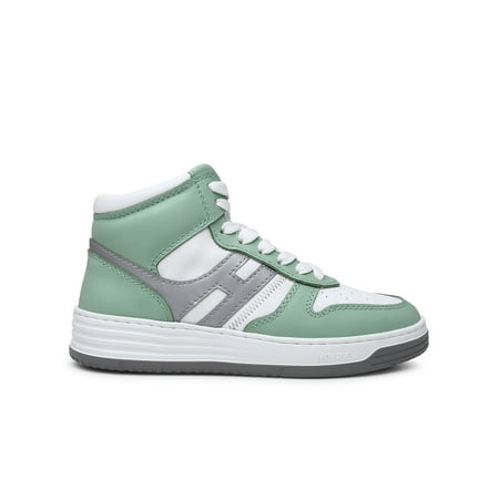 

HOGAN H630 GREEN LEATHER SNEAKERS