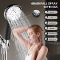 thumbnail image 3 of FEELSO Filtered Shower Head with Handheld, High Pressure 7-Spray Showerhead with Filters for Hard Water, 3 of 10