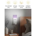 thumbnail image 4 of Night Lights Auto Sensor Purple Floral Plug-in LED Nightlights Lamp Dusk to Dawn for Living Room, Bedroom, Bathroom, Hallway, Stairways Home Wall Decor, Ombre Branch Spring Flowers Night Light, 4 of 9