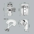 thumbnail image 2 of Kitchen Bathroom Pet Bathing Hose Shower Set, Adjustable Shower Head, Multi-Purpose Sink Faucet Sprayer Attachment, 3 Spray Modes, Quick Adjustment Side Button, Easy Nozzle, 2 of 5