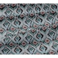 thumbnail image 6 of oneOone Viscose Jersey Teal Green Fabric Tessellation Diy Clothing Quilting Fabric Print Fabric By Yard 60 Inch Wide, 6 of 7
