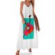 thumbnail image 1 of Vestido verde sin mangas, vestido de fiesta para mujer, elegante vestido casual de lujo, 1 of 7