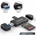 thumbnail image 1 of Micro SD Card Reader  3-in-1 USB 2.0 Memory Card Reader OTG Adapter for PC/Laptop/Smart Phones/Tablets, 1 of 9
