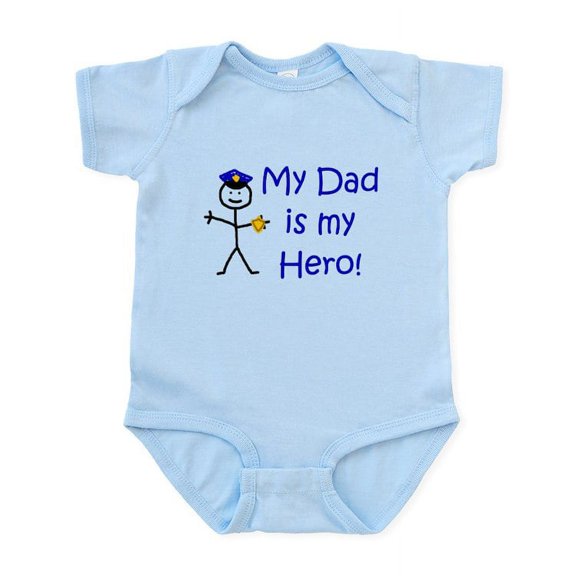CafePress - Police Kid Hero Body Suit - Baby Light Bodysuit, Size Newborn - 24 Months