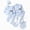A110-Blue, variant on Zuwimk Baby Clothing Sets Unisex 7‑Piece Newborn Layette Essential Gift Bodysuit Outfit(A110-Pink)