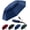 Blue, variant on Travel Umbrella Compact Windproof - Vented Double Canopy Umbrellas for Rain, Portable Umbrella Inverted Automatic Open Close with Reflective Strip