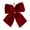 B burgundy (medium), variant on STGRGFHY Red Velvet Wreath Bows, Small Christmas Bows Xmas Decorative Ties, Bow Ornaments Wreaths Twist-Tie Bows for Gift-Wrapping, Festive Winter Decor, Home Party,A burgundy (small)