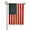 Tea Stained USA, variant on America Forever Thin Green Line Garden Flag 12.5 x 18 Inch Double Sided Outdoor Yard Decorative American Flags Supporting Law Enforcement and Military, Made in the USA