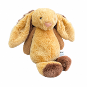 Jellycat Bashful Patchwork Brown Bunny