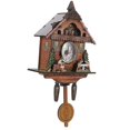 thumbnail image 3 of Vintage Style Wooden Pendulum Wall Clock – Office Bedroom Decor with Craftsmanship Design for Enhanced Aesthetic, 3 of 5