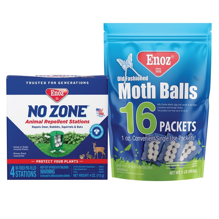 Enoz Moth Balls & Animal Repellent Station Bundle photo 1
