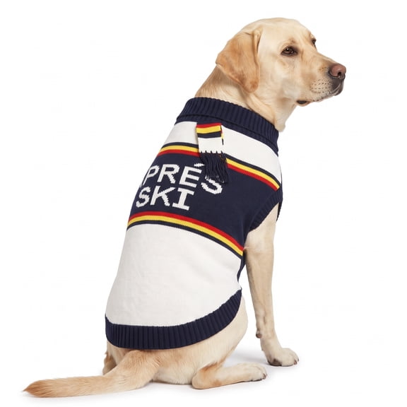 Vibrant Life Holiday Apres Ski Sweater for Dogs, Multicolor, L
