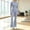Blue, variant on Women's Zip Front Long Sleeve Yoga Set, Polyester Blend with Elastic Waist Pants for Women