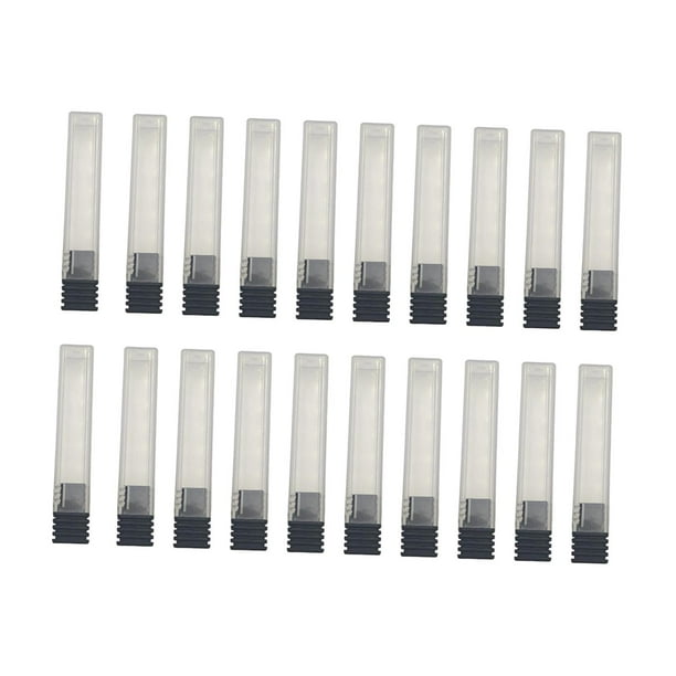Caja de almacenamiento para cabezal de pulido con 20 portabrocas, a prueba de polvo, vacía y portátil. Negro