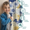 thumbnail image 3 of Blackout Kids Curtains,Pioneer Flower Childrens Insulated Curtains Set Of 2,Bedroom Essentials,Toddler Room Decor 42x63in(106x160cm), 3 of 4