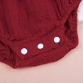 thumbnail image 6 of MANHUJI Infant Girl Clothes 0-3 Months Baby Bodysuit Floral Romper Dress Infant Girls Summer Cotton Bow Girls Romper&Jumpsuit Newborn Clothes for Boys Pijamas Para Bebes (Red,90), 6 of 6