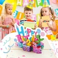thumbnail image 5 of Okywoh 3D Pop Up Birthday Card - Joyful Wishes, DIY Numbers, Blank Compartment - Ideal Gift, All Ages, 5 of 6