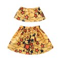 thumbnail image 1 of Vestido Para Niñas, Ropa Para Niñas Pequeñas, Ropa De Verano Para Niños Pequeños, Chaleco Estampado Estilo Bohemio Africano, Tops, Faldas, Conjunto De Trajes Amarillos Odeerbi LM103-5049, 1 of 7