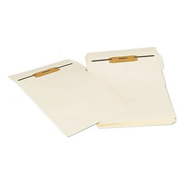 Smead 35605 Stackable Side Tab Letter Size Folder Dividers with Fastener, 1/2", 10 Sets/Pack